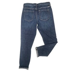 KanCan High Rise Distressed Slim Straight Denim Jeans Womens 13/30